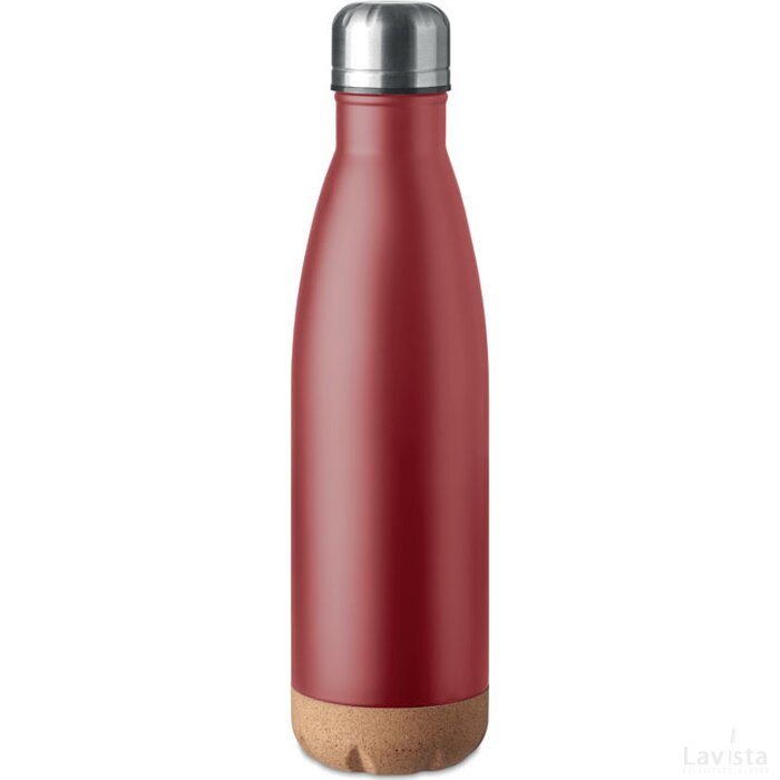 Dubbelwandige fles 500 ml Aspen cork bordeaux